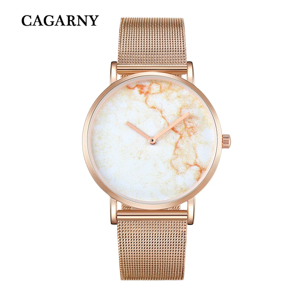 Часы мужские кварцевые с имитацией мрамора под розовое золото|watch brand|watch forwatches for
