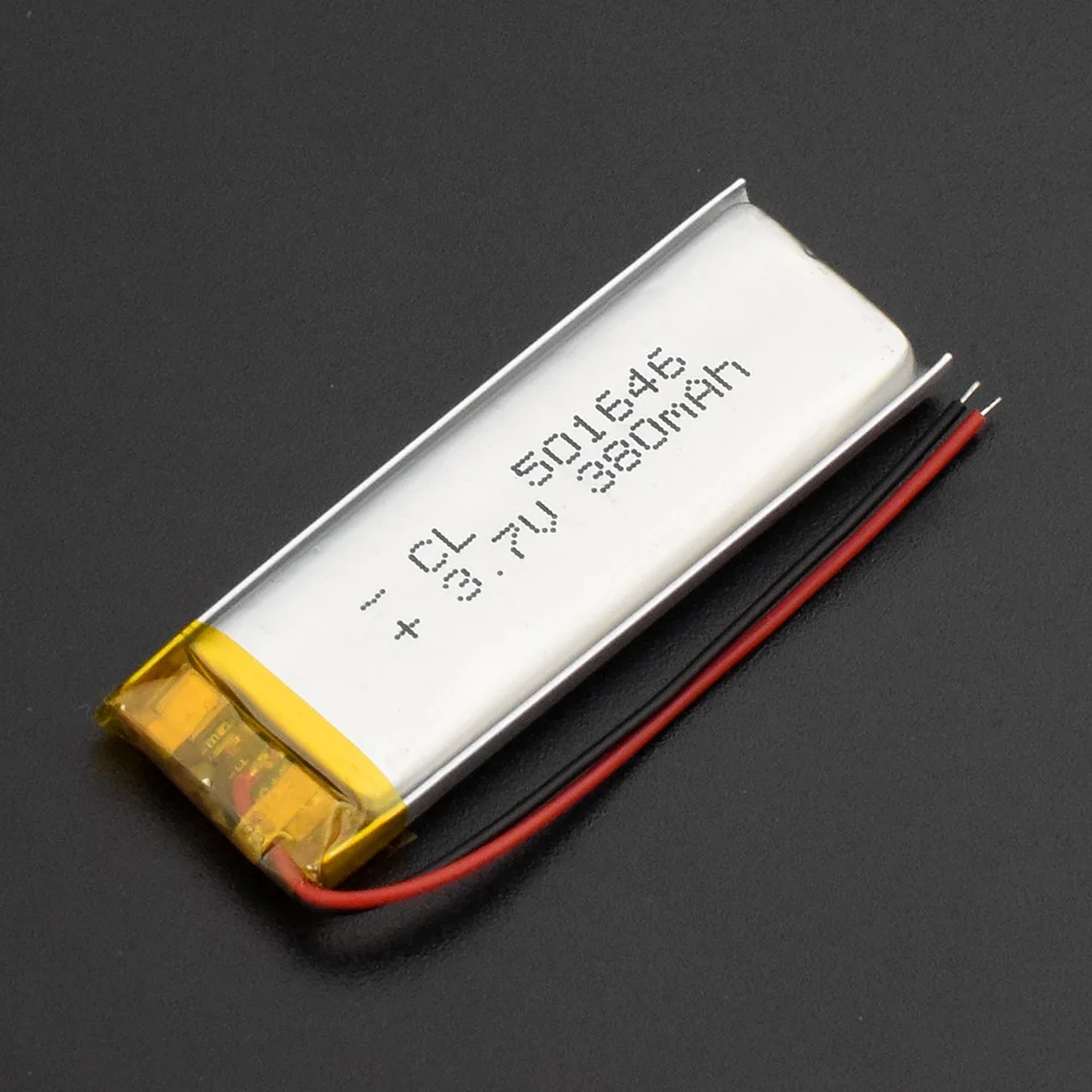 Перезаряжаемая литий полимерная батарея 2/4 3 7 в 380 мАч для Psp Gps Mp3 Pda камера Bluetooth