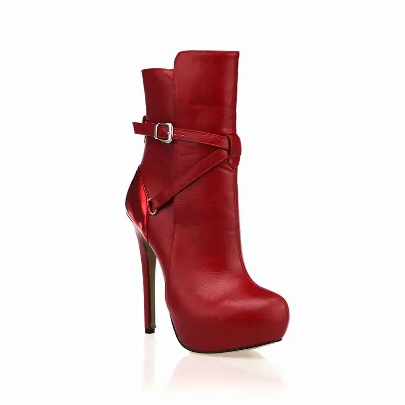 Cyabmoz/женские зимние ботильоны на высоком каблуке женская обувь Zapatillas Botas Zapatos Mujer