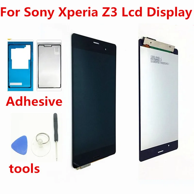 ORIGINAL 5.2'' For SONY Xperia Z3 LCD Display D6603 D6633 D6653 L55T Touch Screen with Frame Replace|Экраны для мобильных