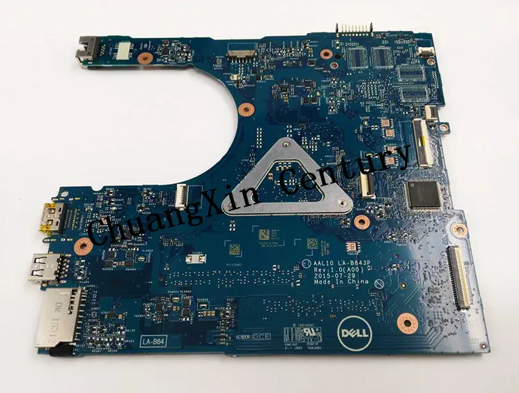 Для CN-0HD0R2 HD0R2 Dell VOSTRO 3458 3558 Материнская плата ноутбука AAL10 LA-B843P REV: 1 0 (A00) 3805U/3205U