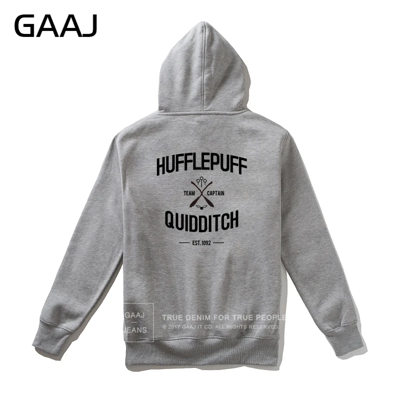 "Hufflepuff Quidditch Team" мужская толстовка с капюшоном для женщин и мужчин, Высококачественная верхняя одежда на молнии, куртка, новинка, повседневные пальто с принтом# Y3SCZ