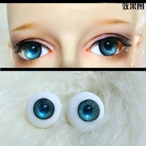 14 мм 16 мм 18 мм Голубой песок цвет Глазные яблоки для BJD AOD DOD кукла Dollfie стекло глаза наряд
