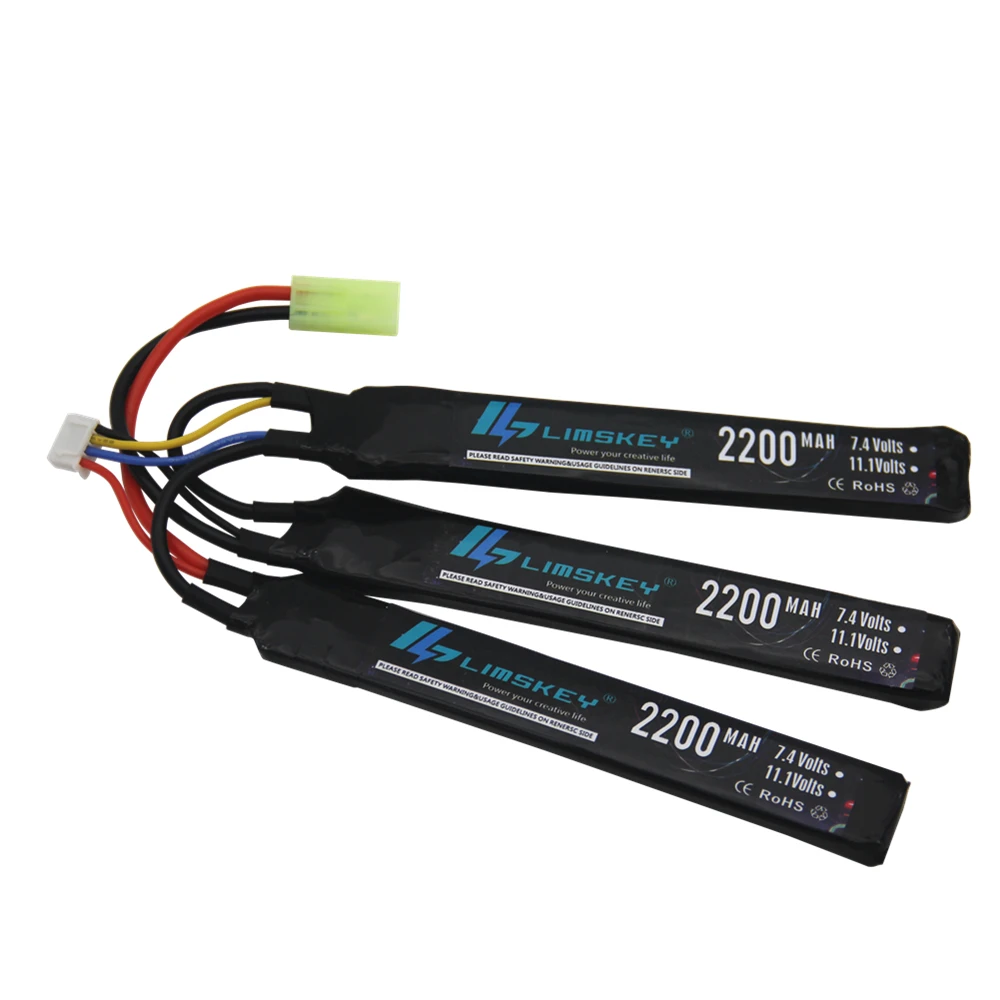 Limskey Lipo 3S батарея 11 1 В 2200 мАч 30C MAX 60 Вт Mini Tamiya Plug страйкбол пистолет Модель для