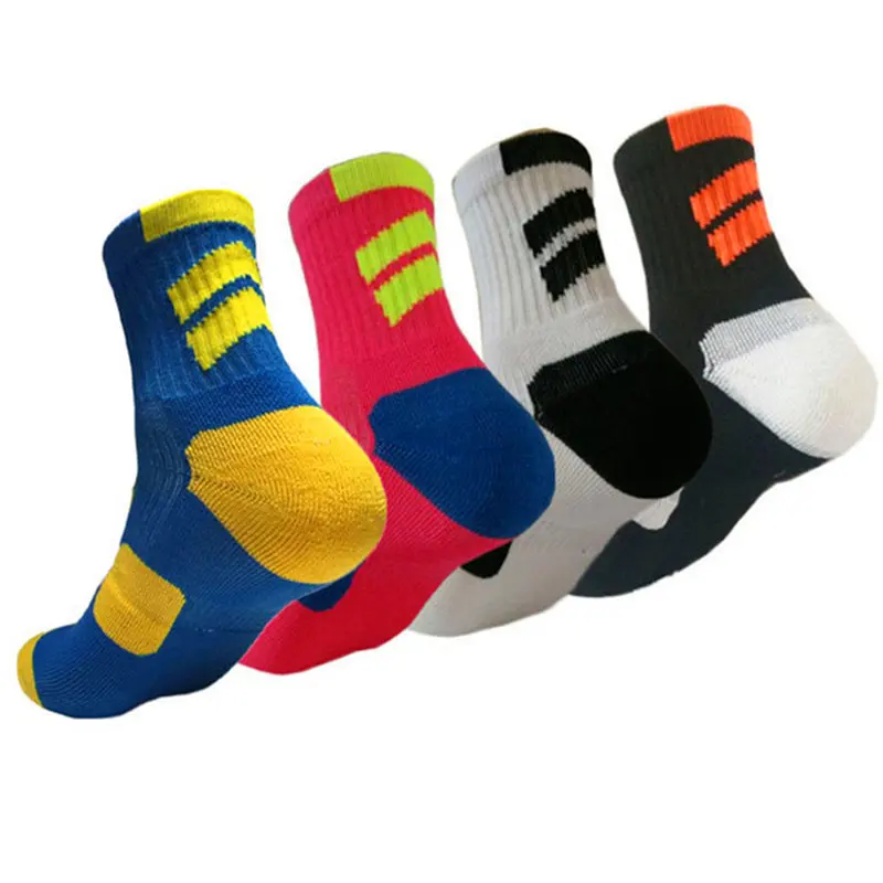 4 пар/лот наружные мужские махровые спортивные носки для велосипедистов футбола