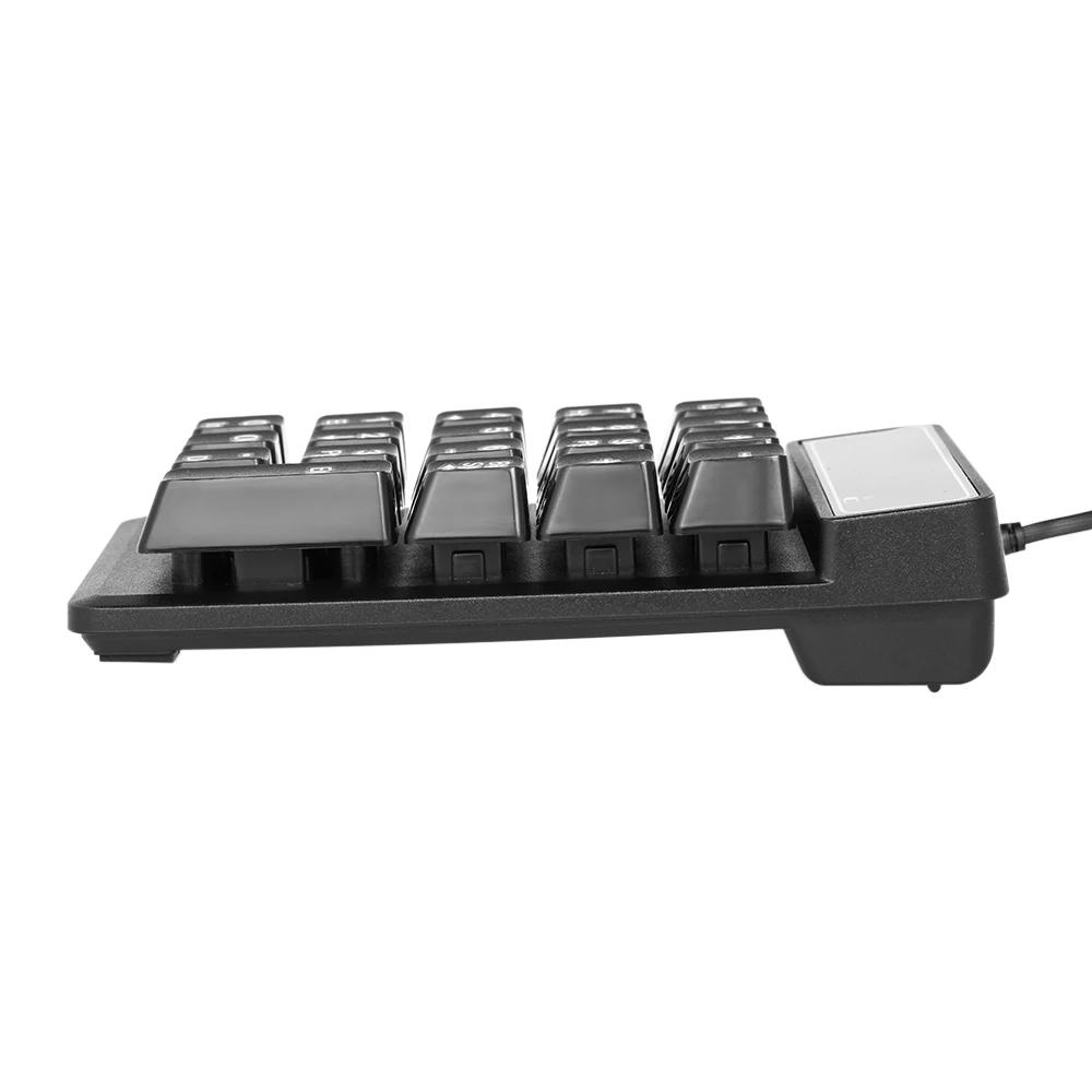 USB Проводная цифровая клавиатура механическая с 19 клавишами Водонепроницаемая