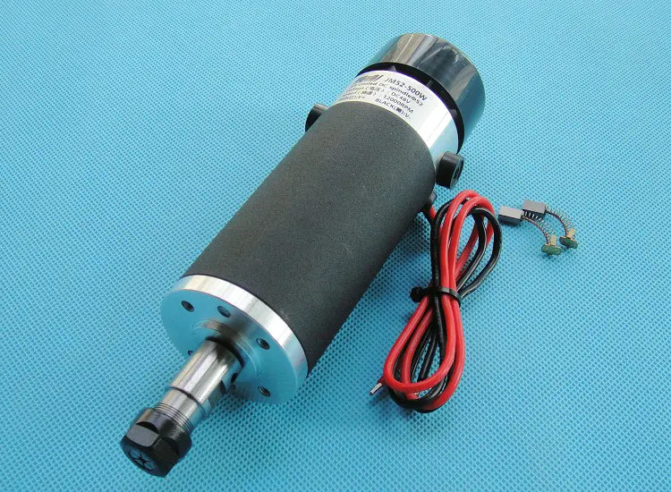 ER11 DC48V 500W spindle motor  brush external brush high-speed air-cooled spindle motor with a PCB engraving machine spindle