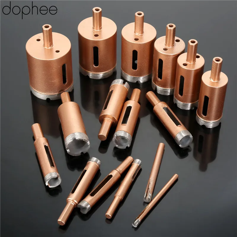 Dophee 22 мм 50 сверлильный инструмент с алмазным покрытием сверла сердечником для