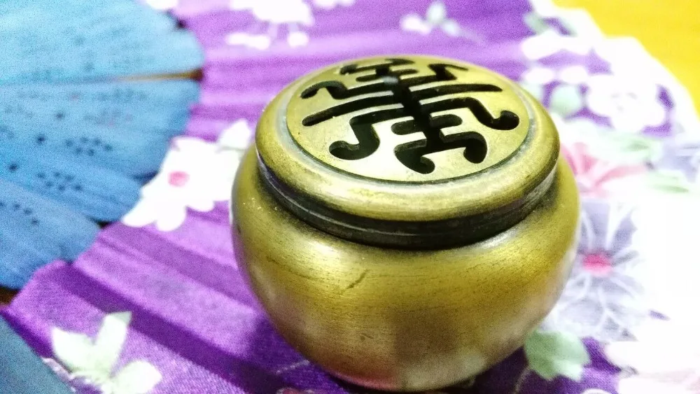 

Долговечная латунная горелка с ладаном, маленькая и Толстая Текстура, держатель для курильницы