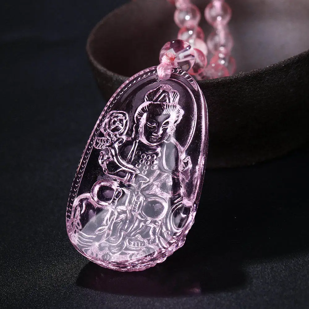 Подвеска Статуэтка восьмистраж с розовым кристаллом оптовая продажа мужской и