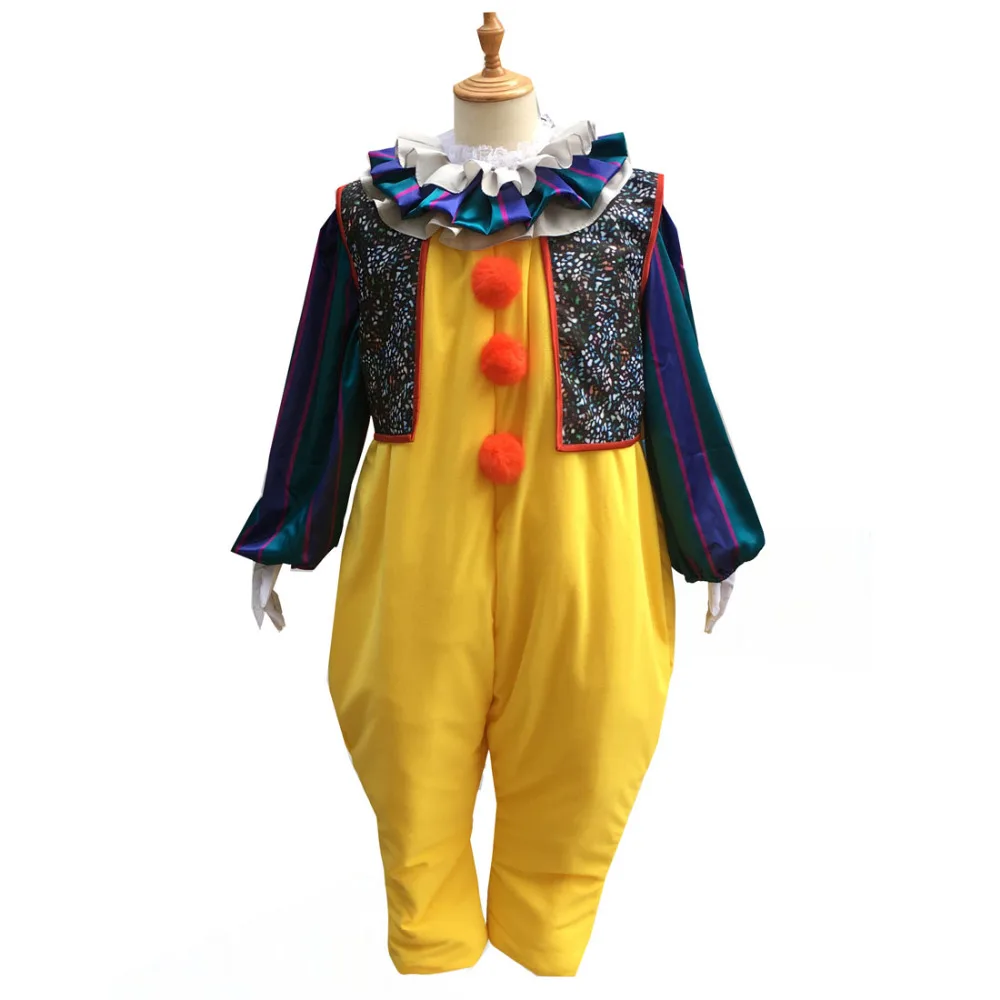 2018 Стивен Кинг это Pennywise Косплей Костюм клоун Джокер злой ужас Террор Хэллоуин