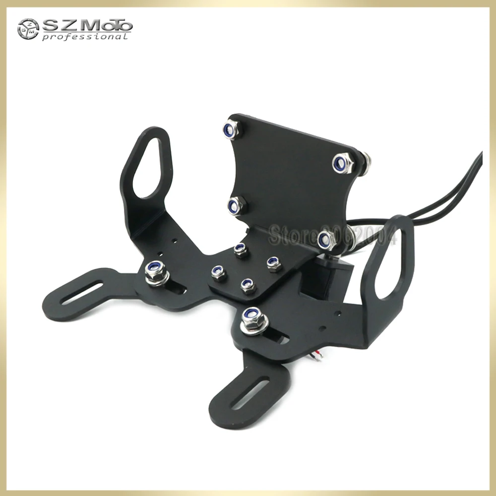 For YAMAHA MT-09 MT09 2014-2016 2015 Motorcycle Tail Tidy Fender Eliminator Registration License Plate Holder frame LED Light | Автомобили