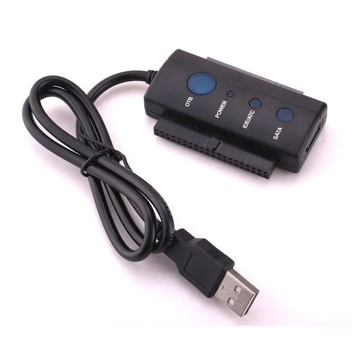 USB 2 0 для IDE SATA 5 штекер ЕС Великобритания черный 3 дюймовый жесткий диск HDD