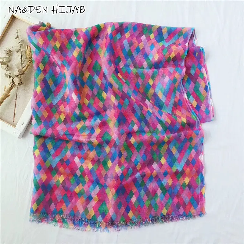 

New Geometric plain print fringe scarf/scarves muslim women shawl hijab islamic handcover shawl 10pcs/lot fast shipping hot sale