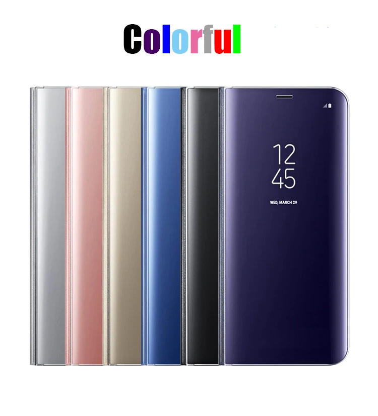 Высококачественный роскошный лучший чехол для Samsung Galaxy S8 прозрачный зеркальный