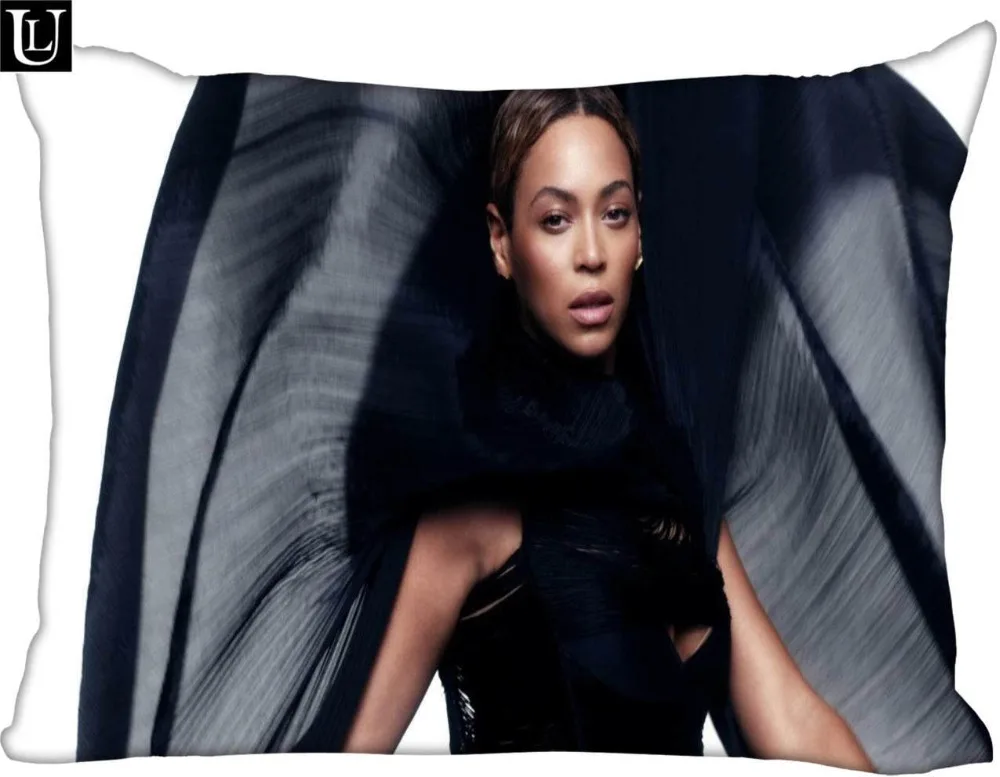 

Custom Beyonce Rectangle Pillow Cover Size 45x35cm (one side) Print Custom Zipper Polyester Cotton Pillowcase more size