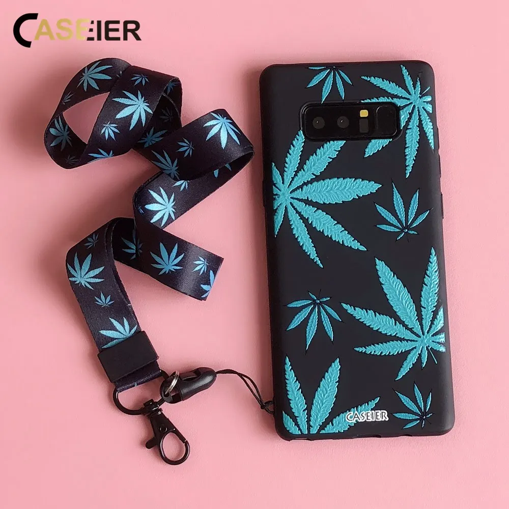 CASEIER модные ремешки для телефонов iPhone Samsung Galaxy нейлоновый милый ремешок телефона