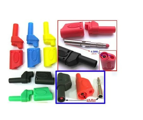 100 шт уплотнение Изолированная Защита 4 мм разъем типа &quotбанан&quot 5 видов