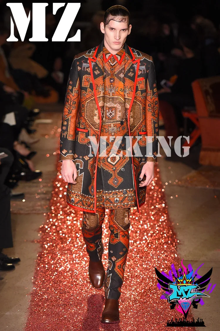 Мужская модная новинка 2021 ветровка тонкие блейзеры мужские костюмы певицы ди