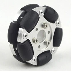 60 мм двойное алюминиевое всенаправленное колесо (Omni wheel) 1414560 Универсальное для