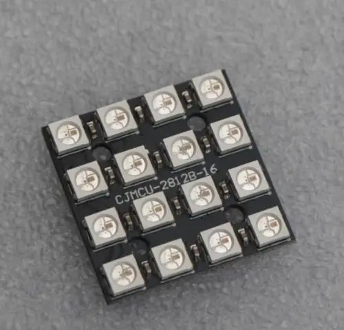 Ультраяркая Светодиодная панель WS2812B 4*4 16 5050 RGB для Arduino | Электроника