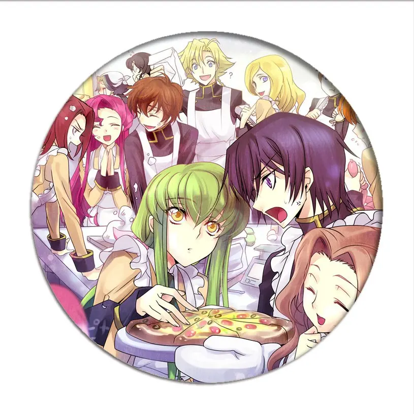Аниме код Geass Значки для косплея Lelouch Lamperouge брошь булавки Милая коллекция Suzaku
