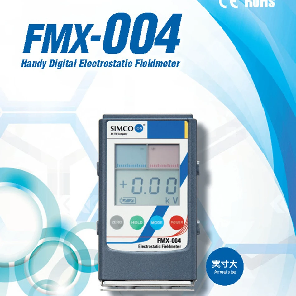 FMX 004 электростатический полевой измеритель тестер ESD ручной ионный баланс