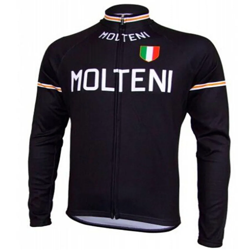 Molteni Ropa ciclismo hombre invierno Зимняя Теплая Флисовая длинная велосипедная трикотажная