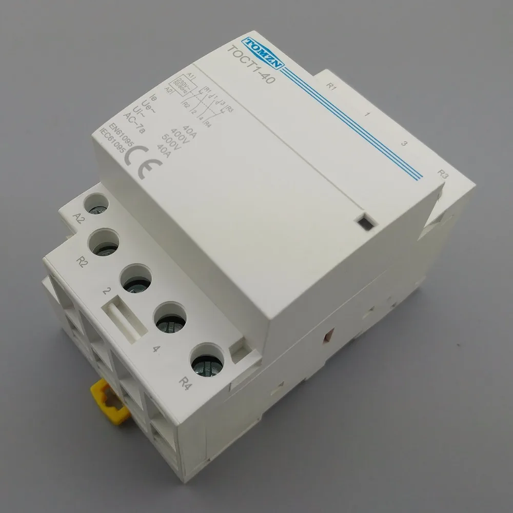 TOCT1 4P 40A 2NC 2NO 220V 400V~ 50/60HZ Din rail бытовой ac Контактор В соответствии с стандартом