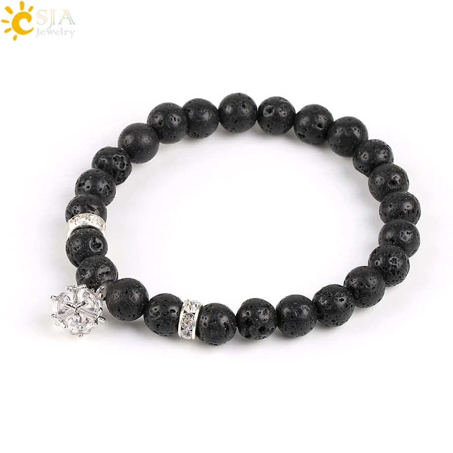 CSJA 7 Чакра медитация драгоценный камень каменные бусины ювелирные изделия