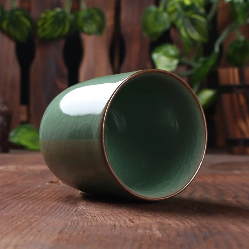 2 шт./лот 190 мл 240 чашка для чая Longquan Celadon Master Art воды посуда напитков эспрессо