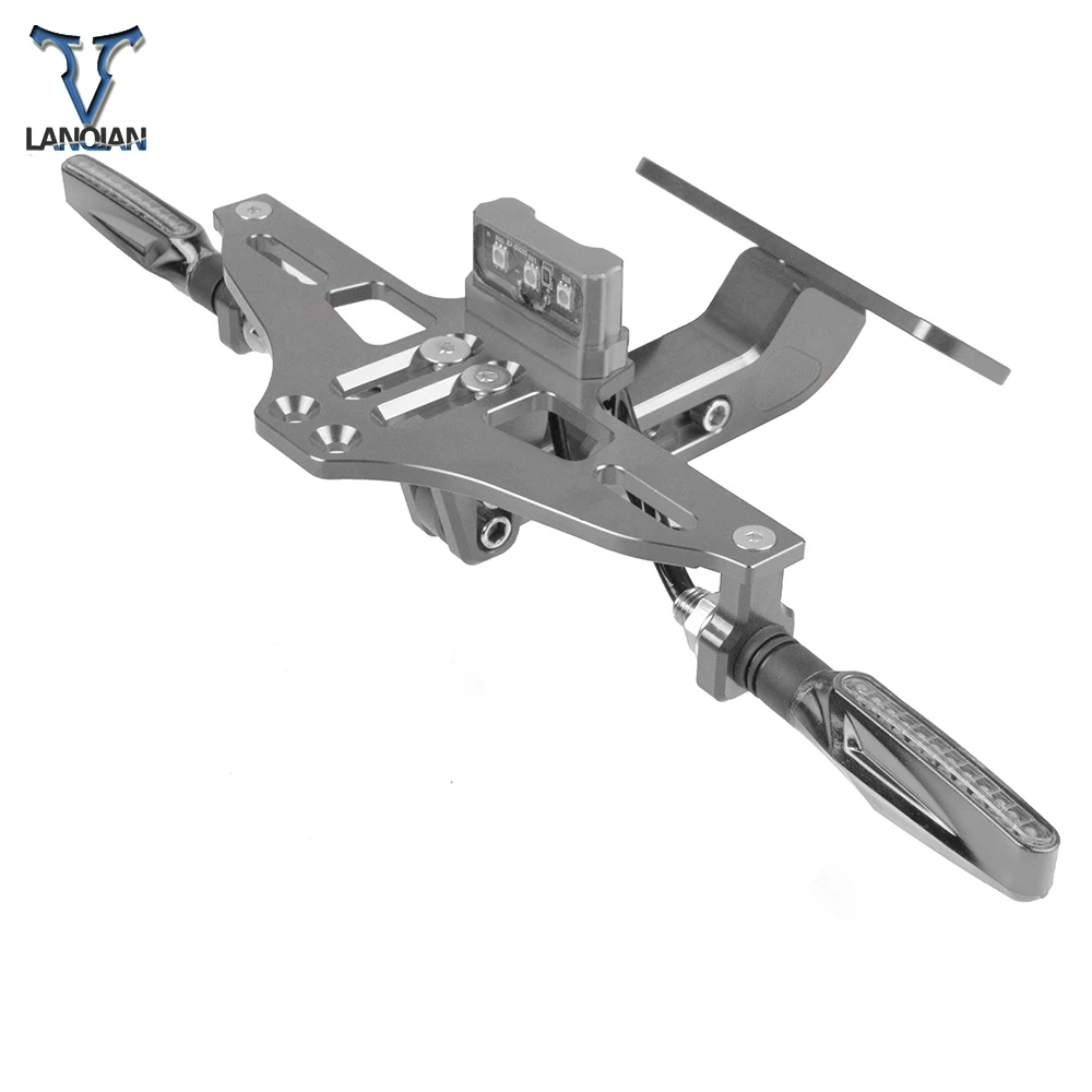 Универсальный мотоцикл номерной знак кронштейн держатель для Honda CB1000R CBR650R CB650R