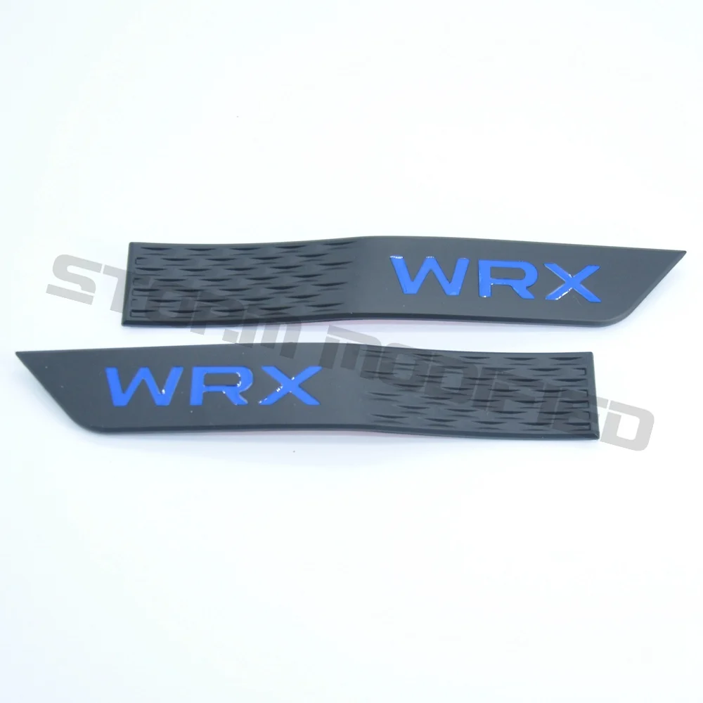 SuTong 2 шт. значок WRX для Subaru ABS Крыло потертости двери царапин бампер полосы 3D наклейки крыло - Название цвета: Matte Blue Word