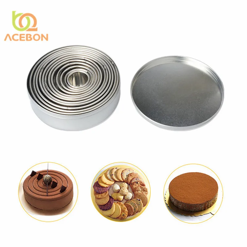 12 шт./компл. резак для печенья круглой формы Слайсеры хлеба фруктов из