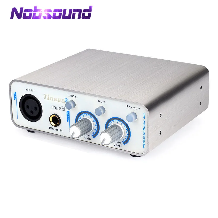 Nobsound мини микрофон предусилитель полный баланс XLR MIC запись звука онлайн