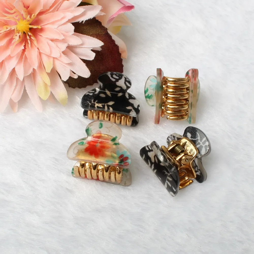 2 см коготь для волос модные аксессуары мини акриловые заколки захват Корейский