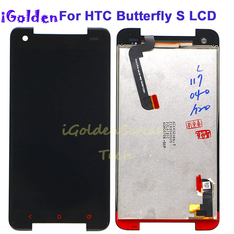 Для htc Butterfly S ЖК дисплей Дисплей с Сенсорный экран планшета Ассамблеи для 901e 901 9060