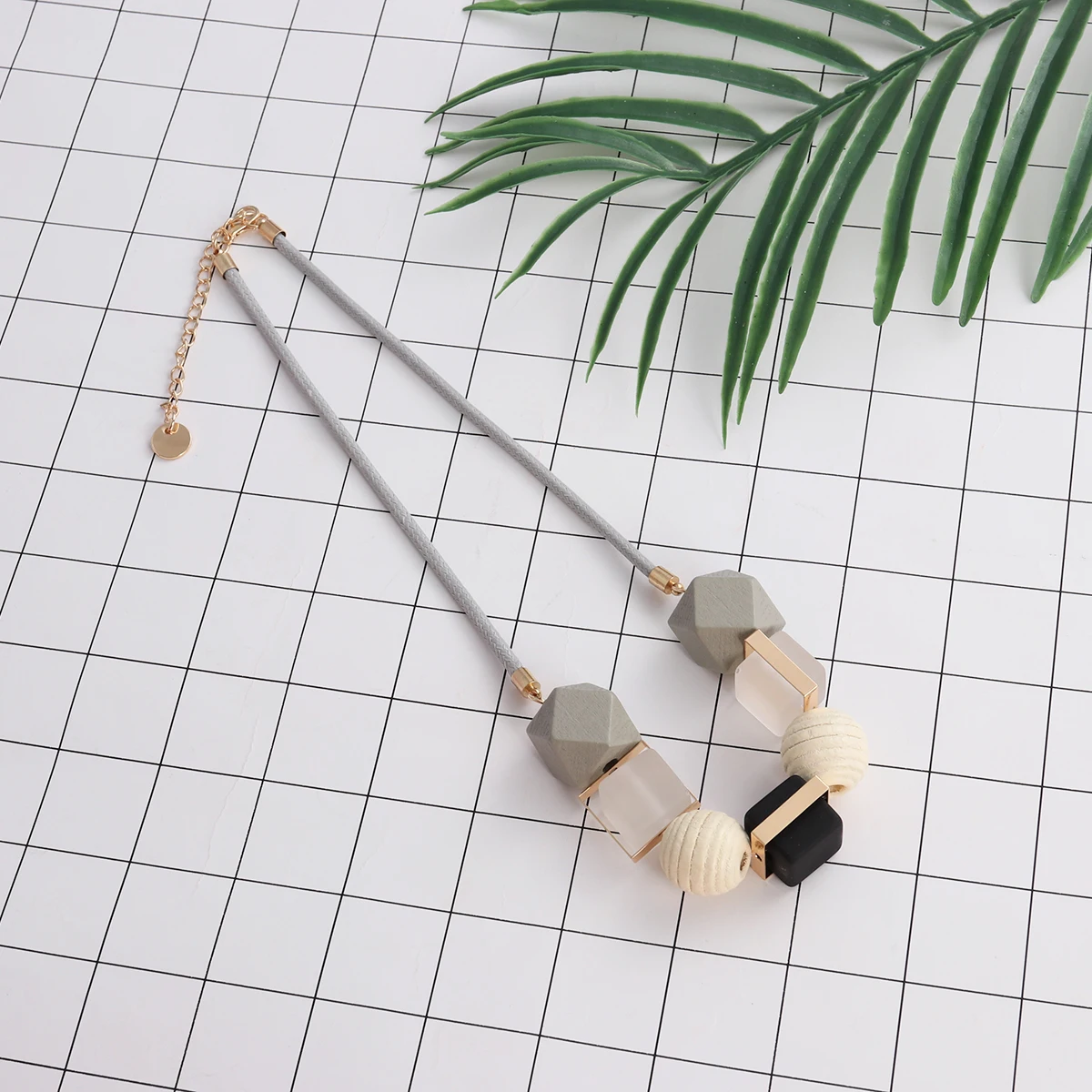 PIXNOR женские креативные геометрические ожерелья висячие цветные деревянные