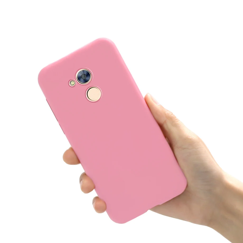Чехол для телефона Honor 6A DLI-TL20 силиконовый мягкий матовый однотонный чехол