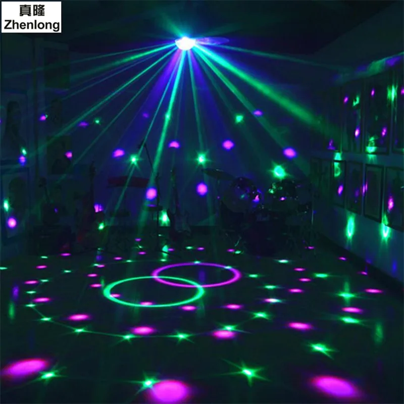 LED Bluetooth хрустальный магический шар сценический свет диско музыка 6 цветов DJ KTV бар