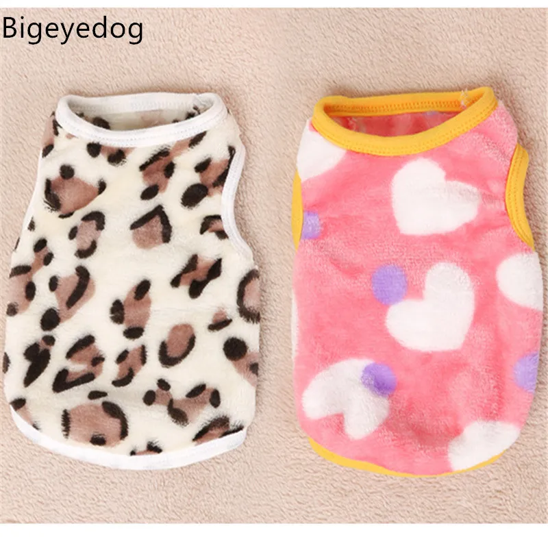 Bigeyedog собачья жилетка Осень Зима Одежда для собак пижамы кошка щенок Одежда для собак чихуахуа, домашние животные наряд Пудель Йоркширский терьер костюм