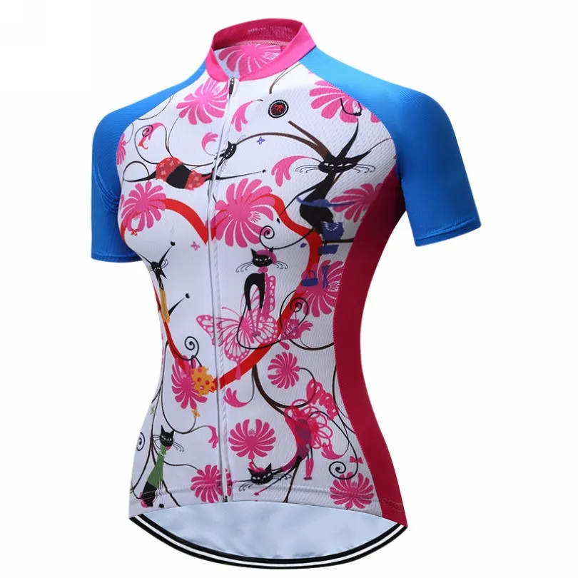 Женская Спортивная футболка TELEYI дышащая для езды на велосипеде|cycling jersey bike|cycling