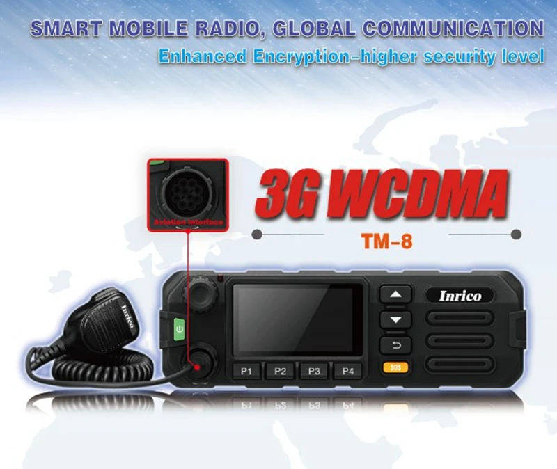 Новинка 2018 г. мобильный радиоприемник GSM WCDMA PTT с SIM картой и Wi Fi GPS для грузовиков