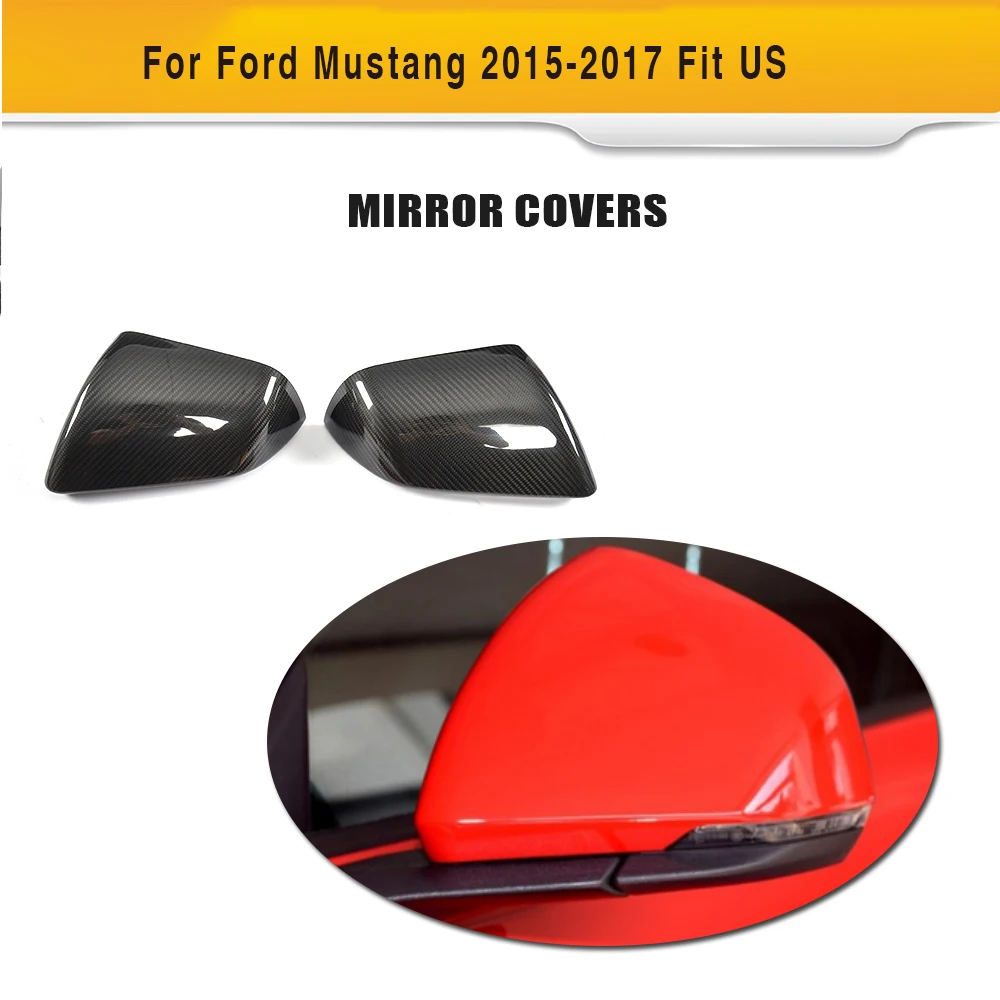 

Сухое углеродное Автомобильное зеркало заднего вида для Ford Mustang 2015-2017, подходит для США