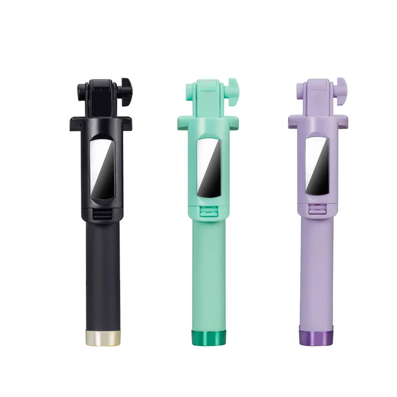 TORTOYO Mini Smart Bluetooth Wireless Selfie Stick Handheld Extendable Shooting Pole Monopod Phone Holder for iPhone Camera Gift |