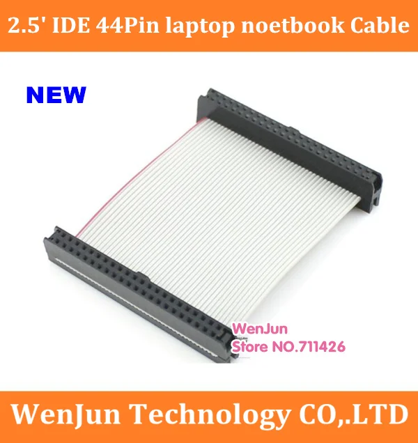 

best price 2.5" IDE 44Pin laptop netbook Hard Drive Cable 2.5 inch F/F hard drive connector cable for notebook -5pcs/lot
