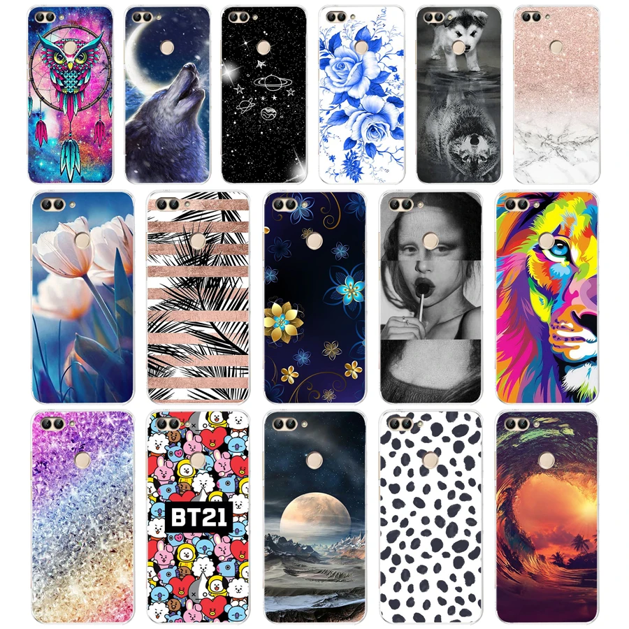 Умный чехол O Huawei P из ТПУ Мягкая силиконовая прозрачная задняя крышка для