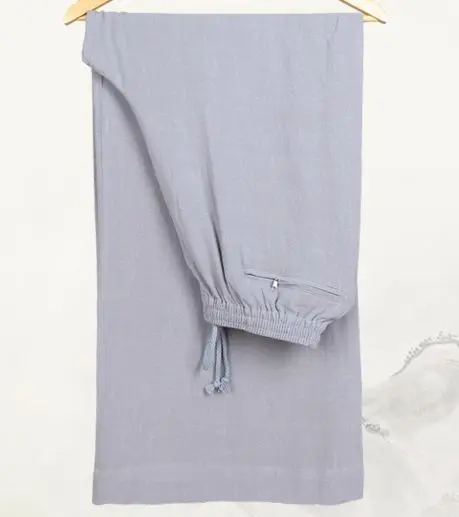 Штаны из хлопка и льна в стиле Дзен буддистские штаны для медитации брюки кунг фу