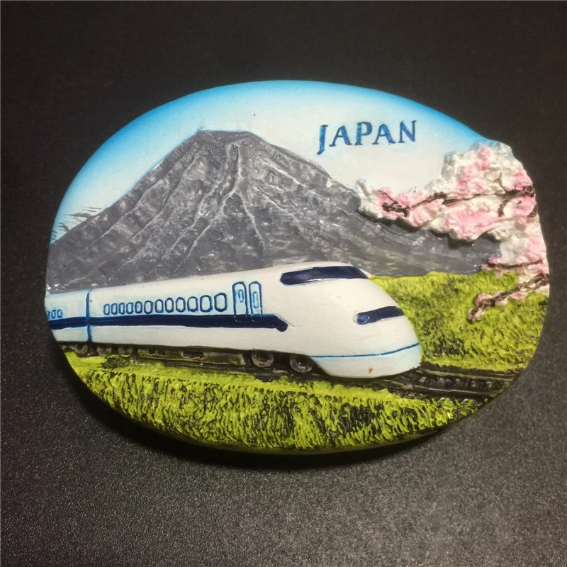 Японский пейзаж Fujiyama магнит на холодильник кухонный домашний декор смола Токио