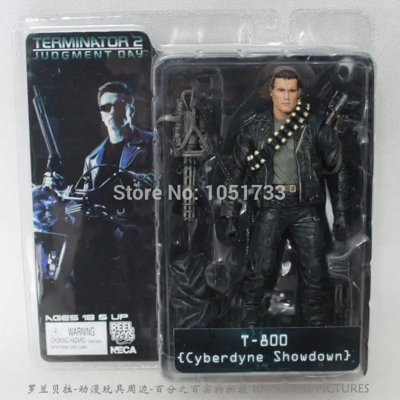 NECA Терминатор 2 фигурку T 800 эндоскелет Классический рисунок игрушки 7 &quot18 см